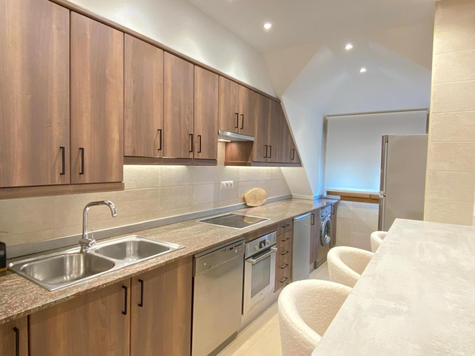 Apartamento Boutique Con Terraza Y Vistas Al Mar. Porto Vilanova Villanueva De Arosa Dış mekan fotoğraf